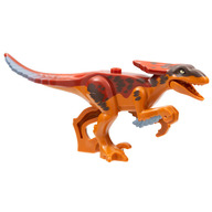 Lego dinosaur Pyroraptor, tmavě oranžová (pyroraptor01)